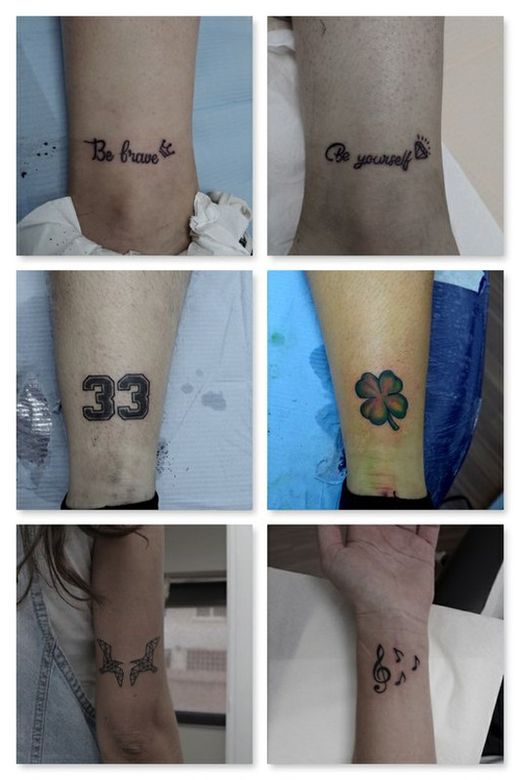 Tatus minis por nuestro tatuador Javi Alvarado