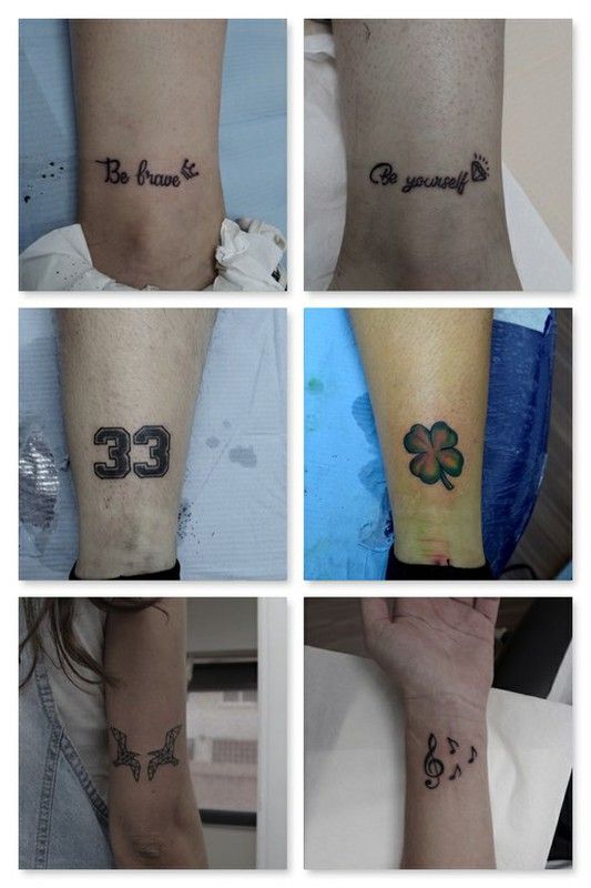 Tatus minis por nuestro tatuador Javi Alvarado