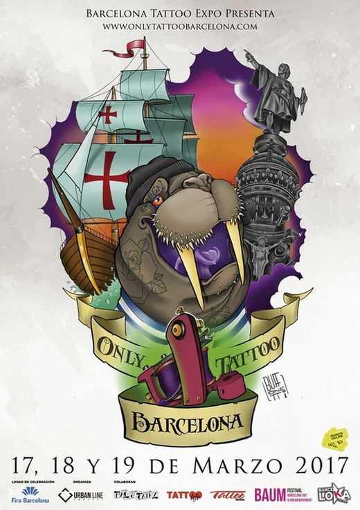 17,18 y 19 de Marzo Only Tattoo Barcelona