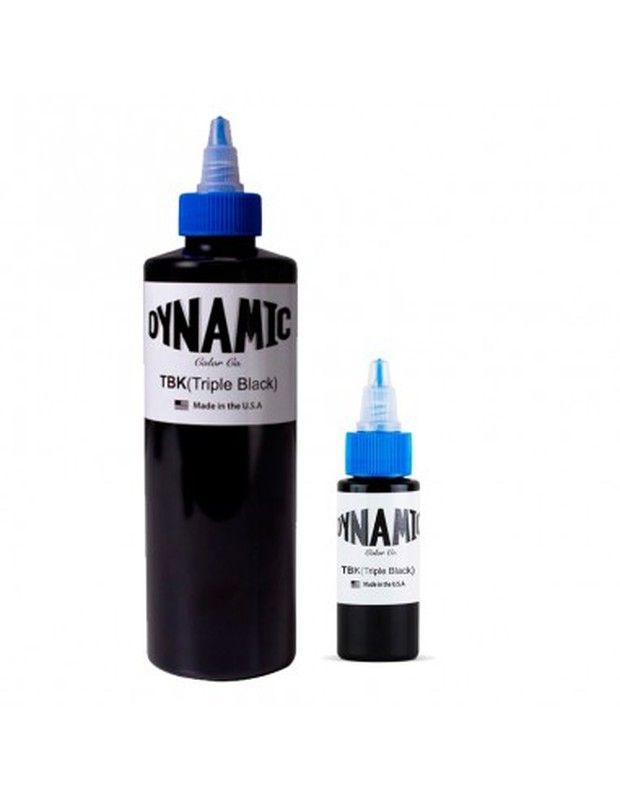 La tinta de tatuar más negra del mercado; Dynamic triple black
