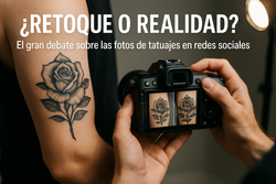 📸 ¿Retoque o Realidad? El gran debate sobre las fotos de tatuajes en redes sociales