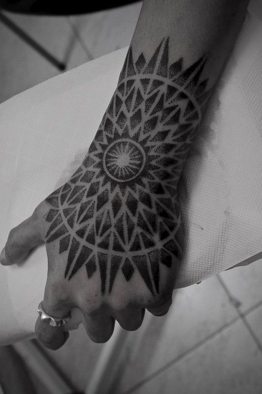 Mandala a puntillismo