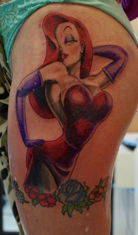 Tattoo color Jessica Rabbit