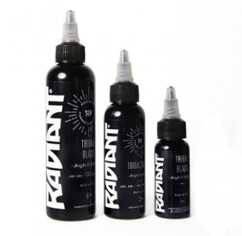 Tinta Radiant Colors Negra 4 oz