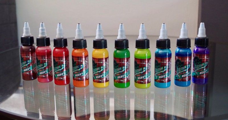 Kit 10 tintas Heavys Electric Ink