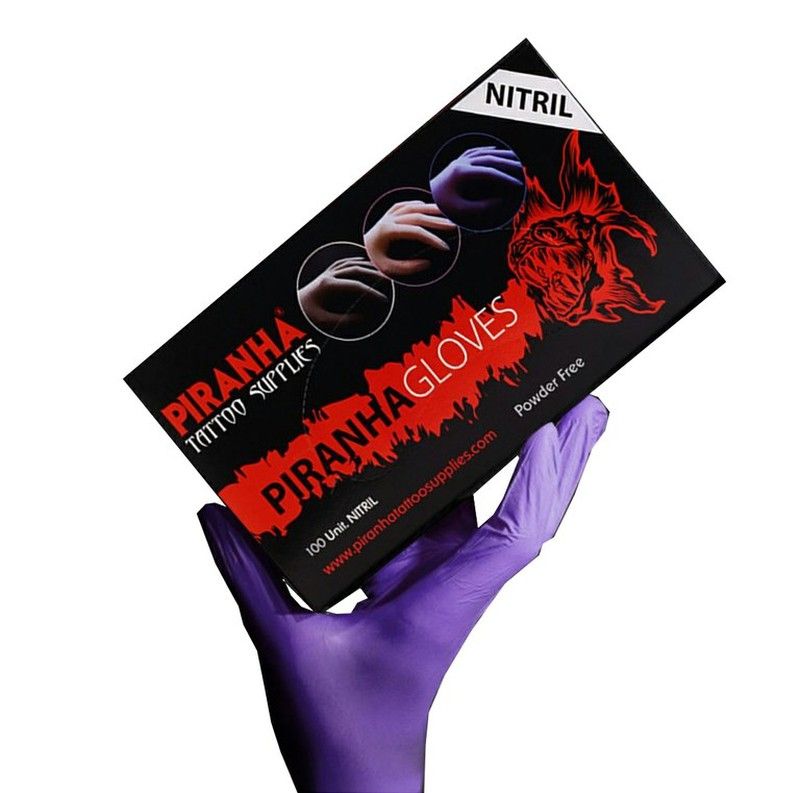 Guantes de nitrilo Violeta sin polvo 