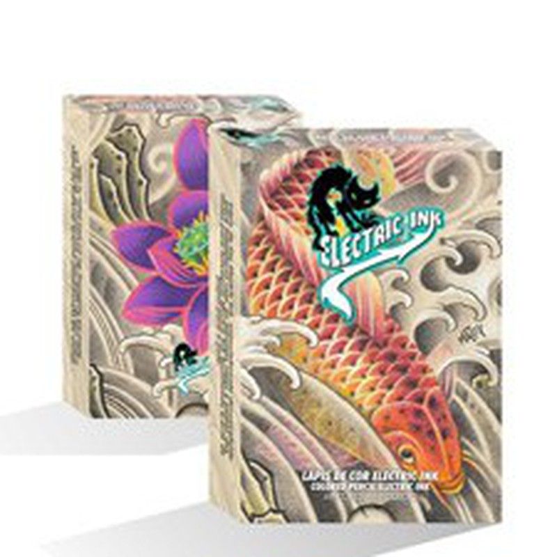 Caja de 68 lápices de colores electric Ink profesional