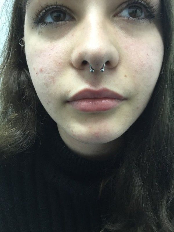 Septum piercing