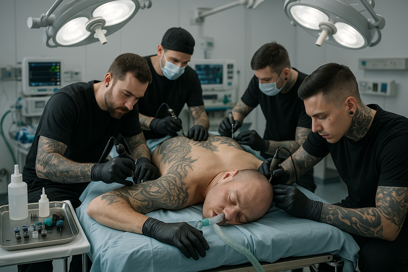 🛌 Tatuajes bajo anestesia general: ¿tendencia extrema o avance real?