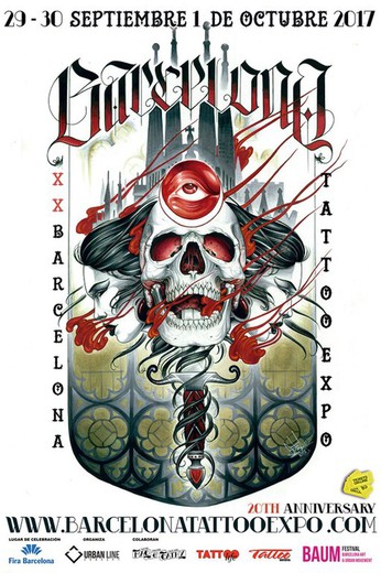 XX aniversario de la Barcelona International Tattoo Expo del 29/9 al 1/10