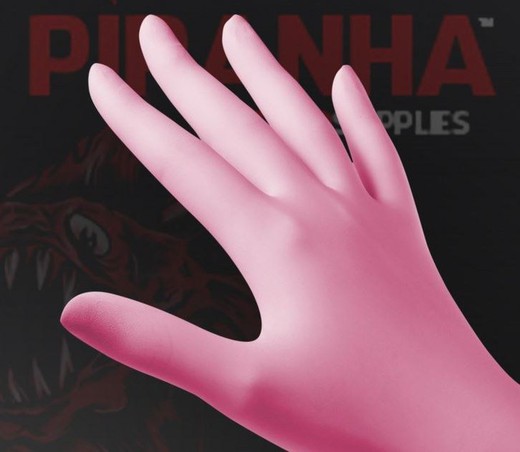 Novedades en nuestra web: Guantes de nitrilo sin polvo ¡Rosas!