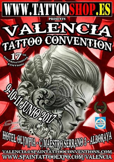 Valencia Tattoo Convention 9 10 y 11 de Junio