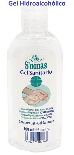 Gel higiênico 100ml.