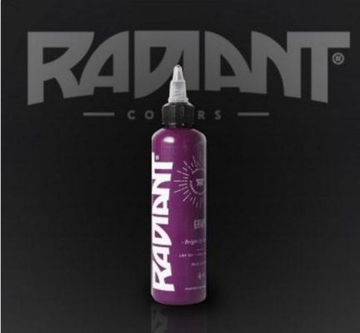 Tintas de artista roxas de cores radiantes