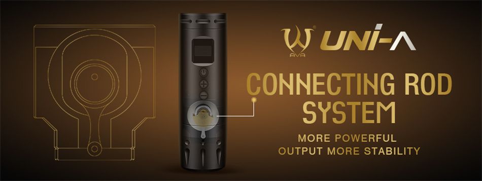 AVA UNI-A – Máquina Pen de Tatuar Inalámbrica