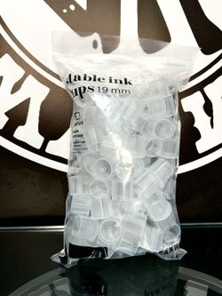 Tampas de base plana transparente 100 unidades