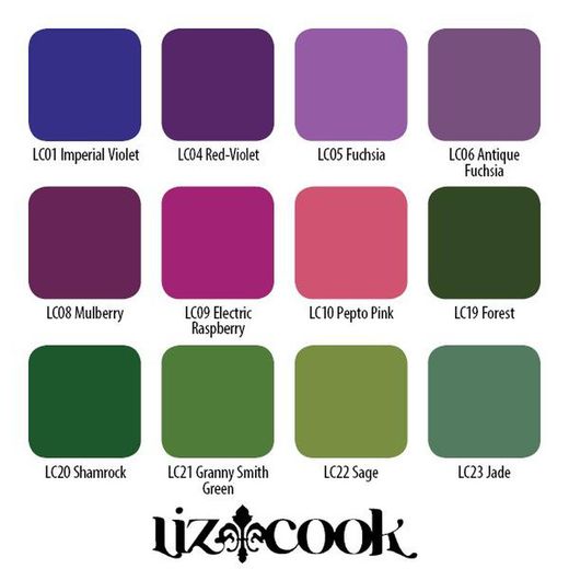Conjunto Eternal Ink Liz Cook 12 CORES
