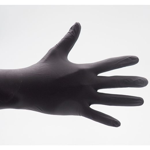 Guantes de Latex negros sin polvo