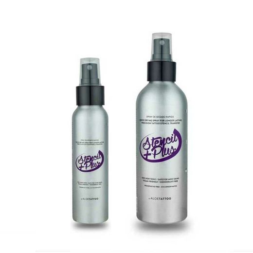 Spray Aloe Tattoo Stencil Plus