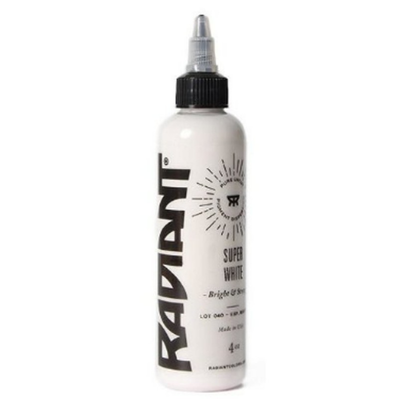  Tinta  blanca Radiant Super  White   jatattooart com