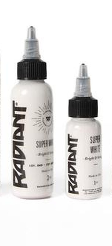  Tinta  blanca Radiant Super  White   jatattooart com